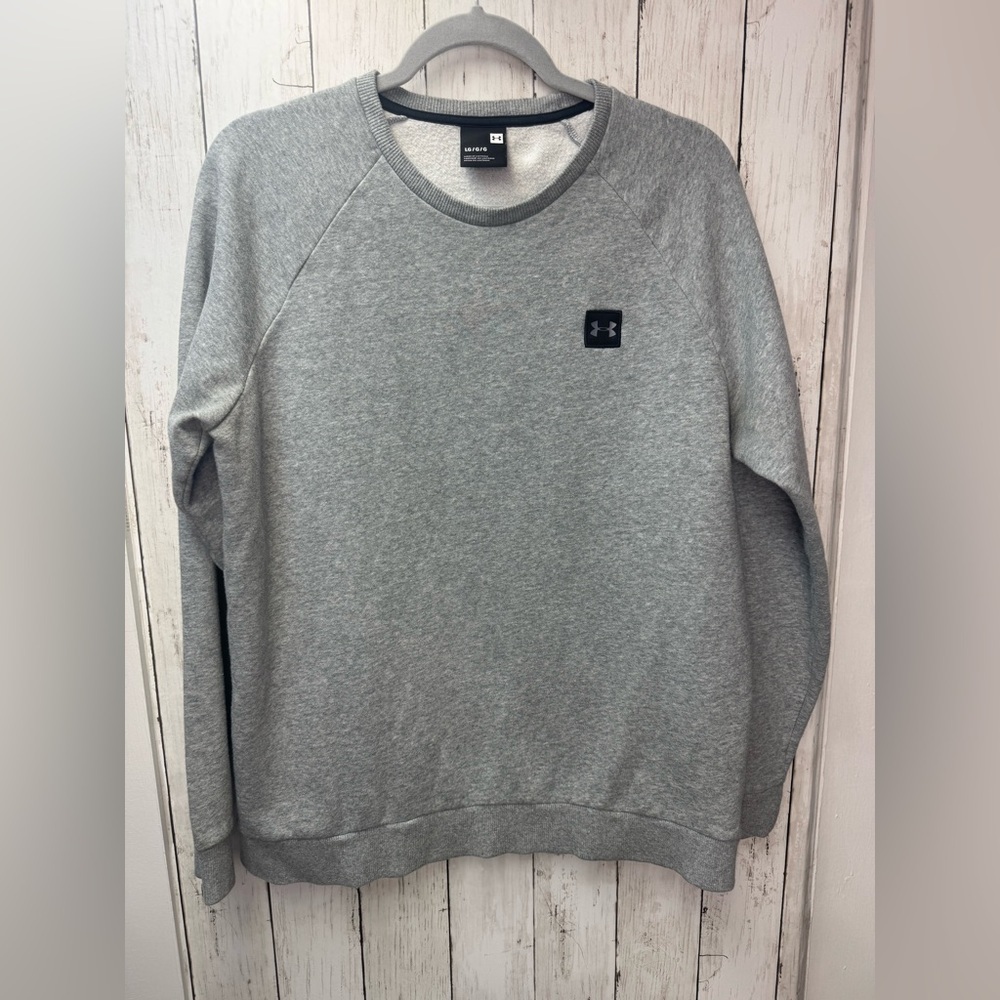 Under Armour Men's Gray Crewneck Sweater size large